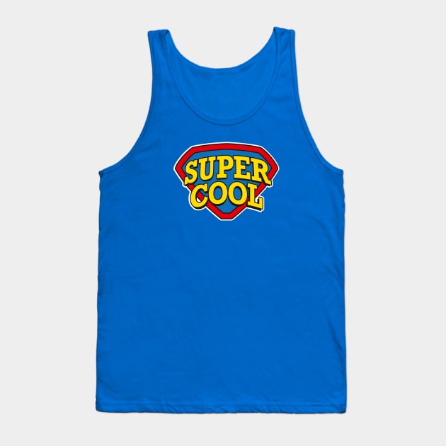 Super Cool Hero funny Superhero Halloween costume Tank Top by LaundryFactory
